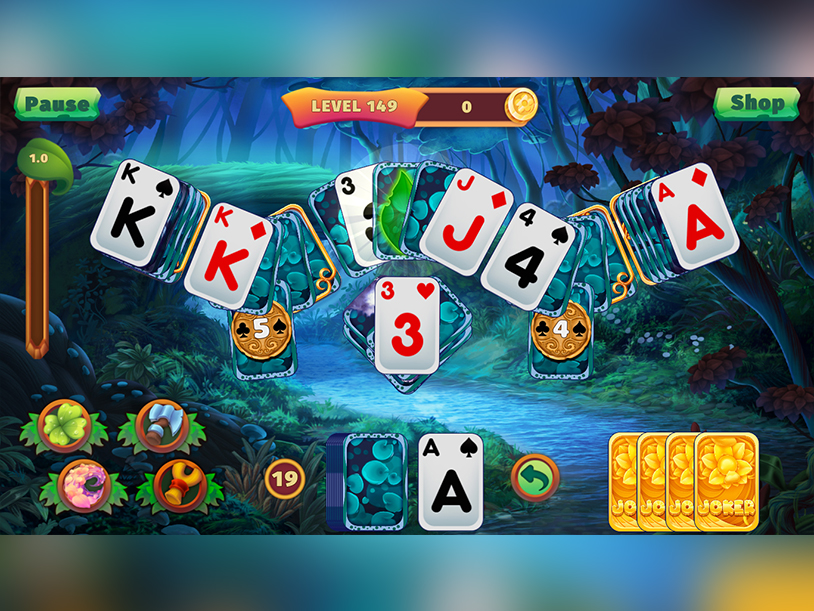 Fantasy Forest Solitaire screenshot 1