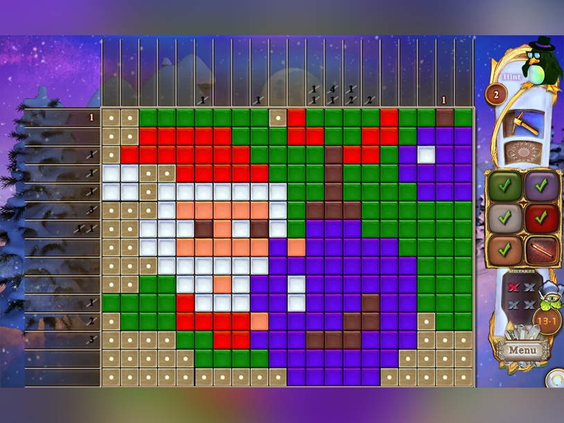 Fantasy Mosaics 50: Santa's World screenshot 3