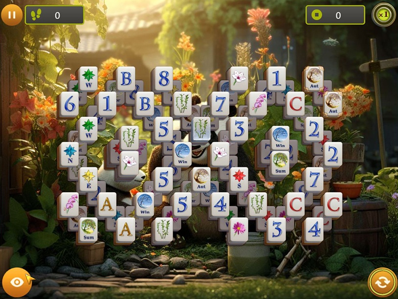 Panda Choice Mahjong screenshot 2
