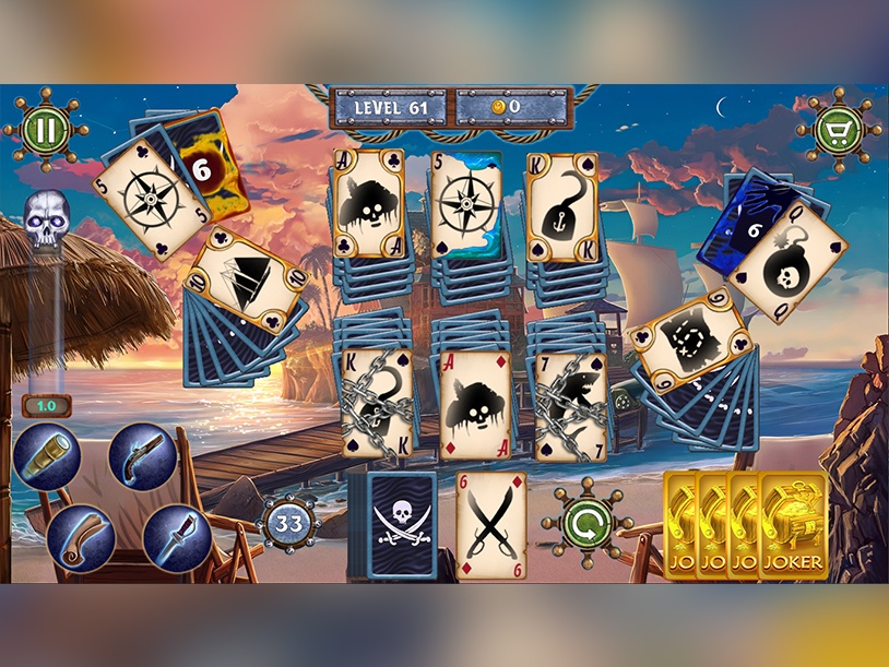 Pirates Adventure Solitaire 2 screenshot 1
