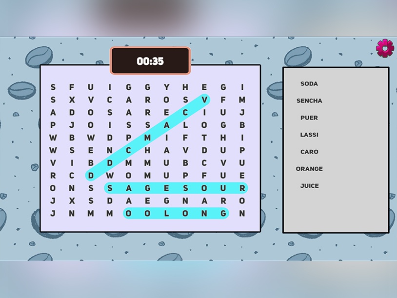 Word Search Coffee Break screenshot 3
